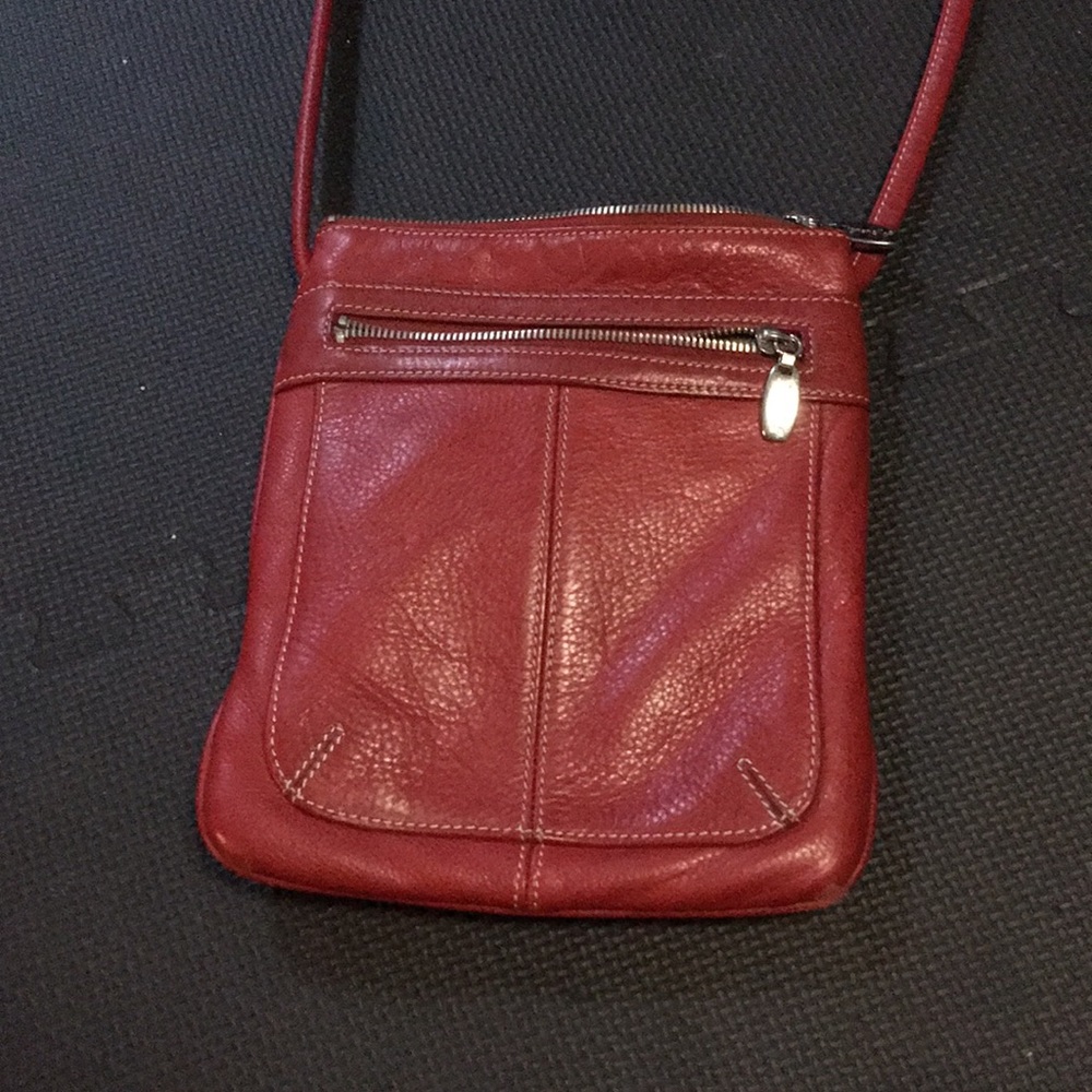 Red Tignanello cross body bag